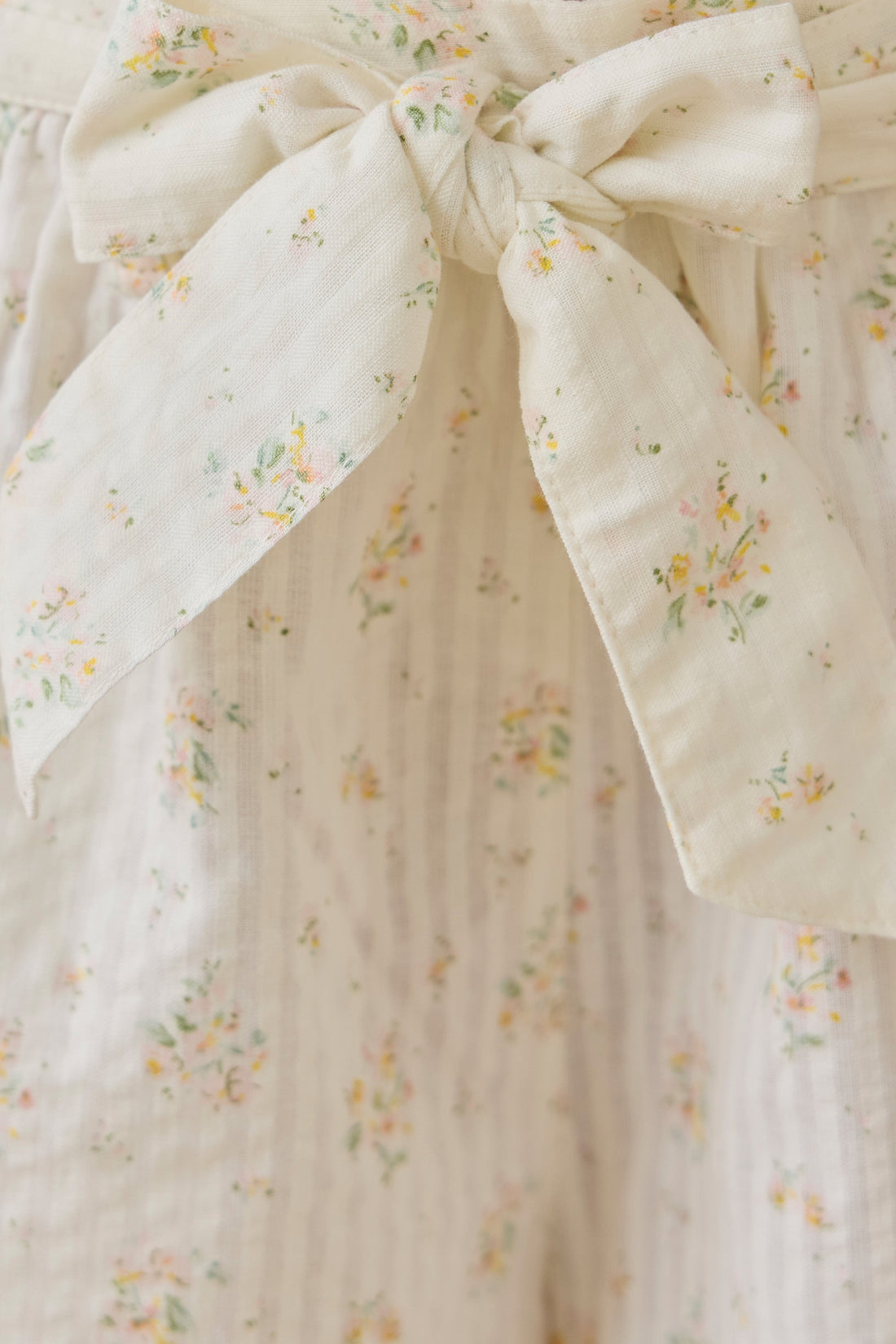 Organic Cotton Cosette Pant-Justine Parchment Childrens Pant from Jamie Kay USA