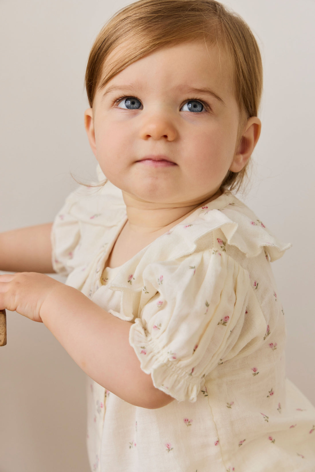 Organic Cotton Muslin Alora Top - Willow Rose Childrens Top from Jamie Kay USA