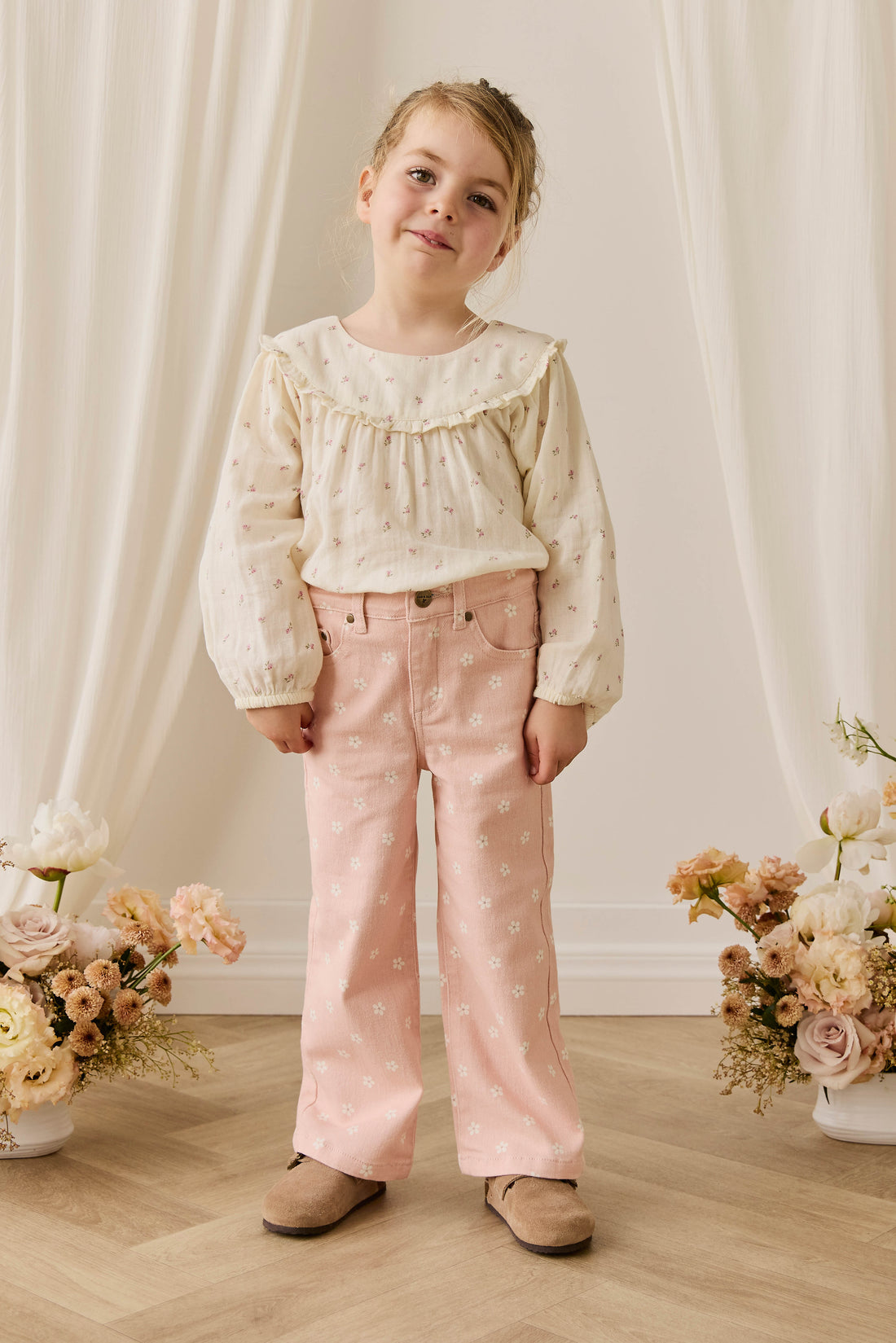 Blair Pant - Josie Floral Trinket Childrens Pant from Jamie Kay USA
