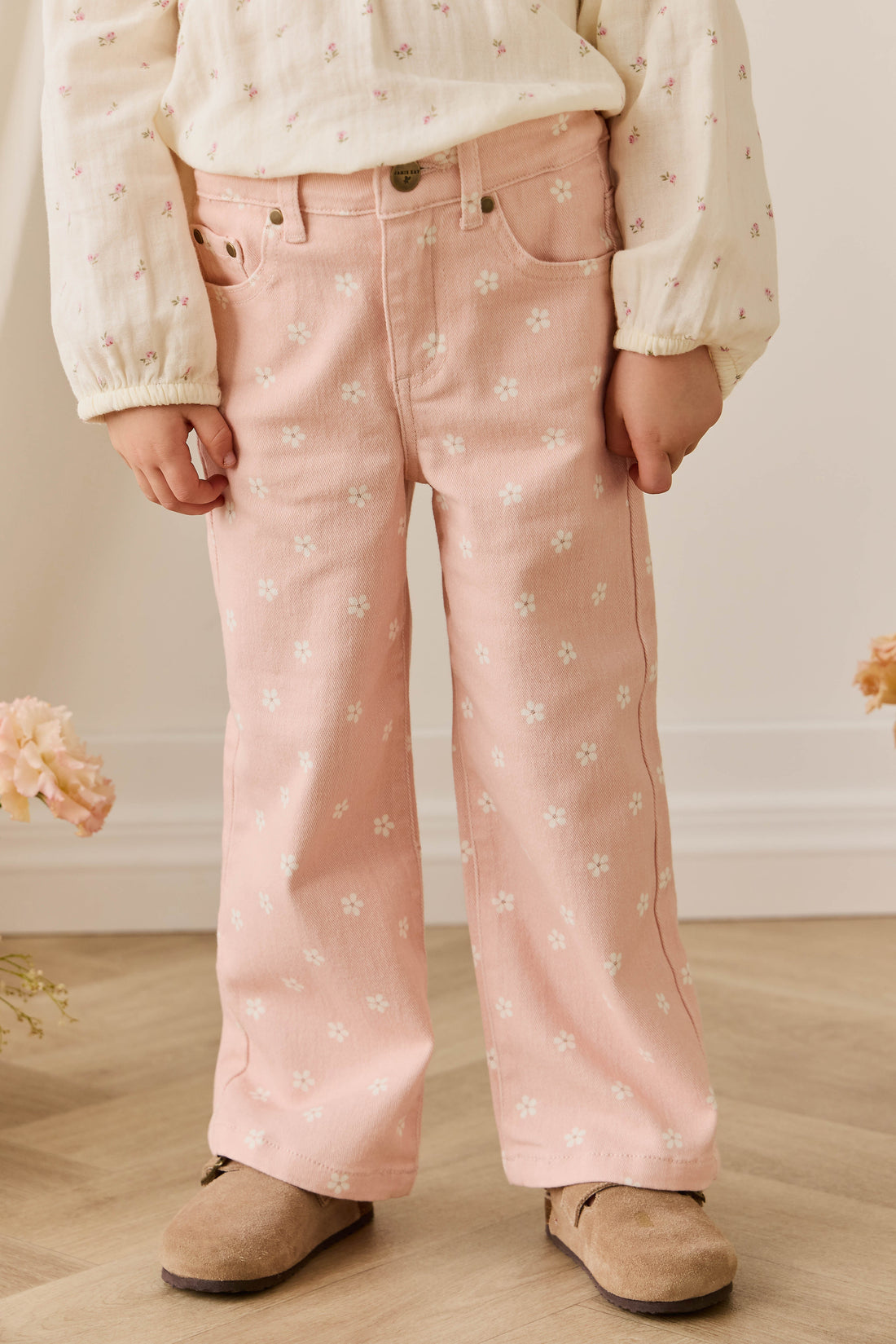 Blair Pant - Josie Floral Trinket Childrens Pant from Jamie Kay USA