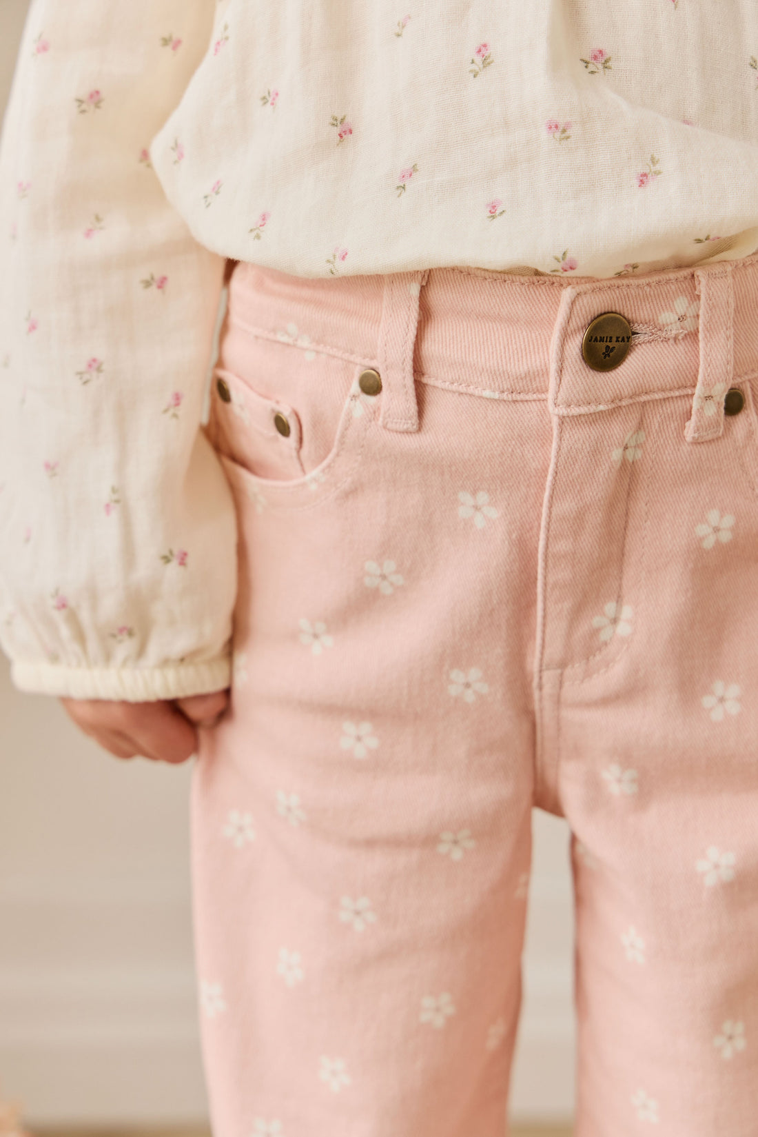 Blair Pant - Josie Floral Trinket Childrens Pant from Jamie Kay USA