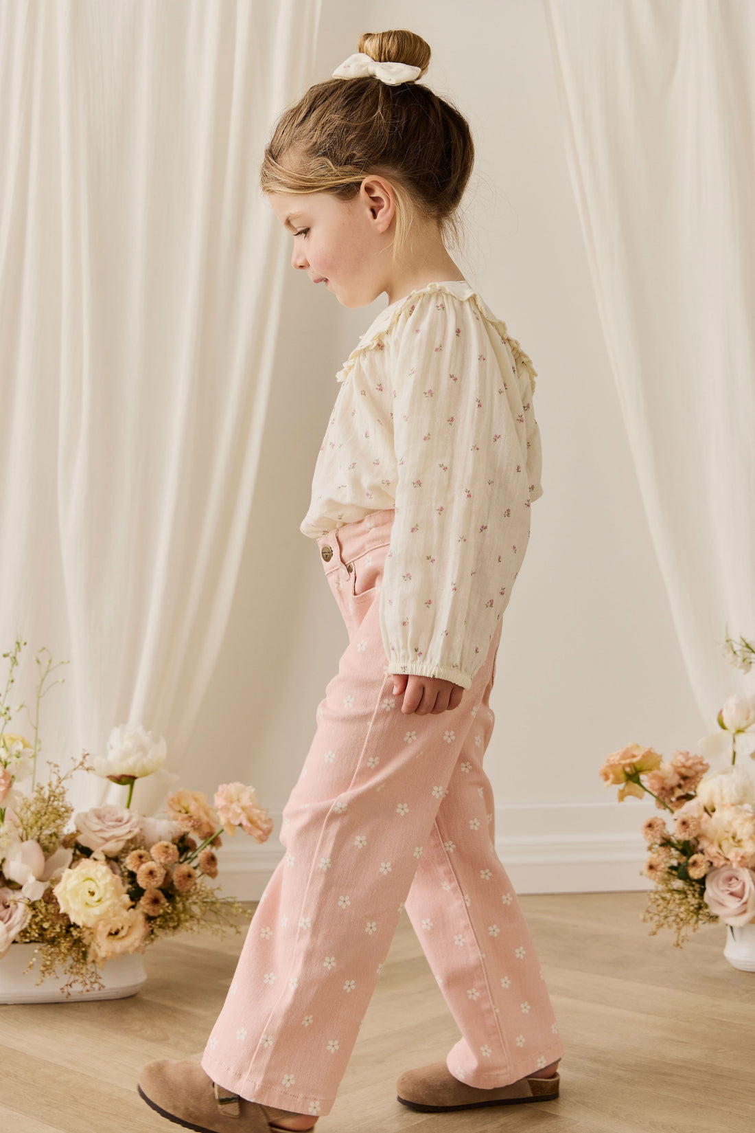 Blair Pant - Josie Floral Trinket Childrens Pant from Jamie Kay USA