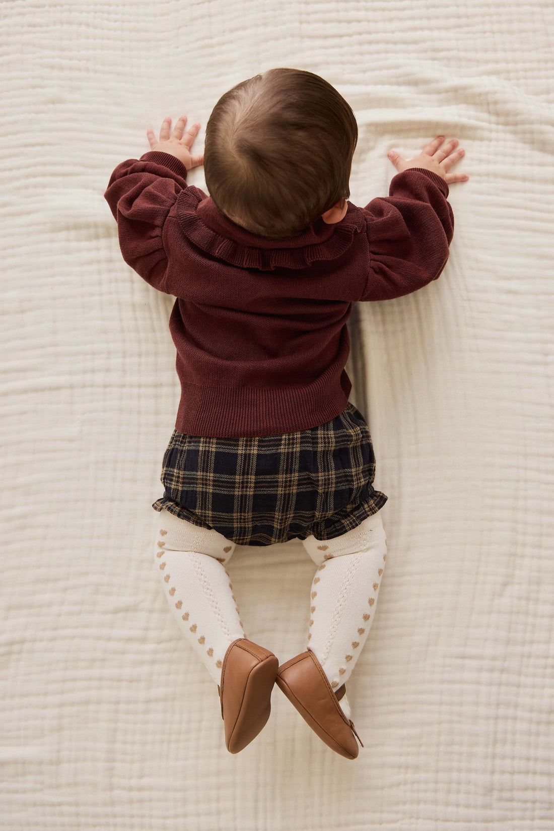 Bonnie Cardigan - Chocolate Chip Childrens Cardigan from Jamie Kay USA
