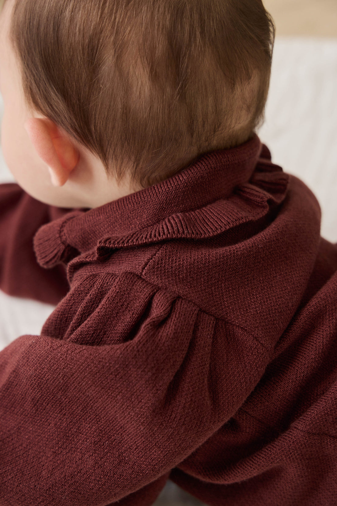 Bonnie Cardigan - Chocolate Chip Childrens Cardigan from Jamie Kay USA