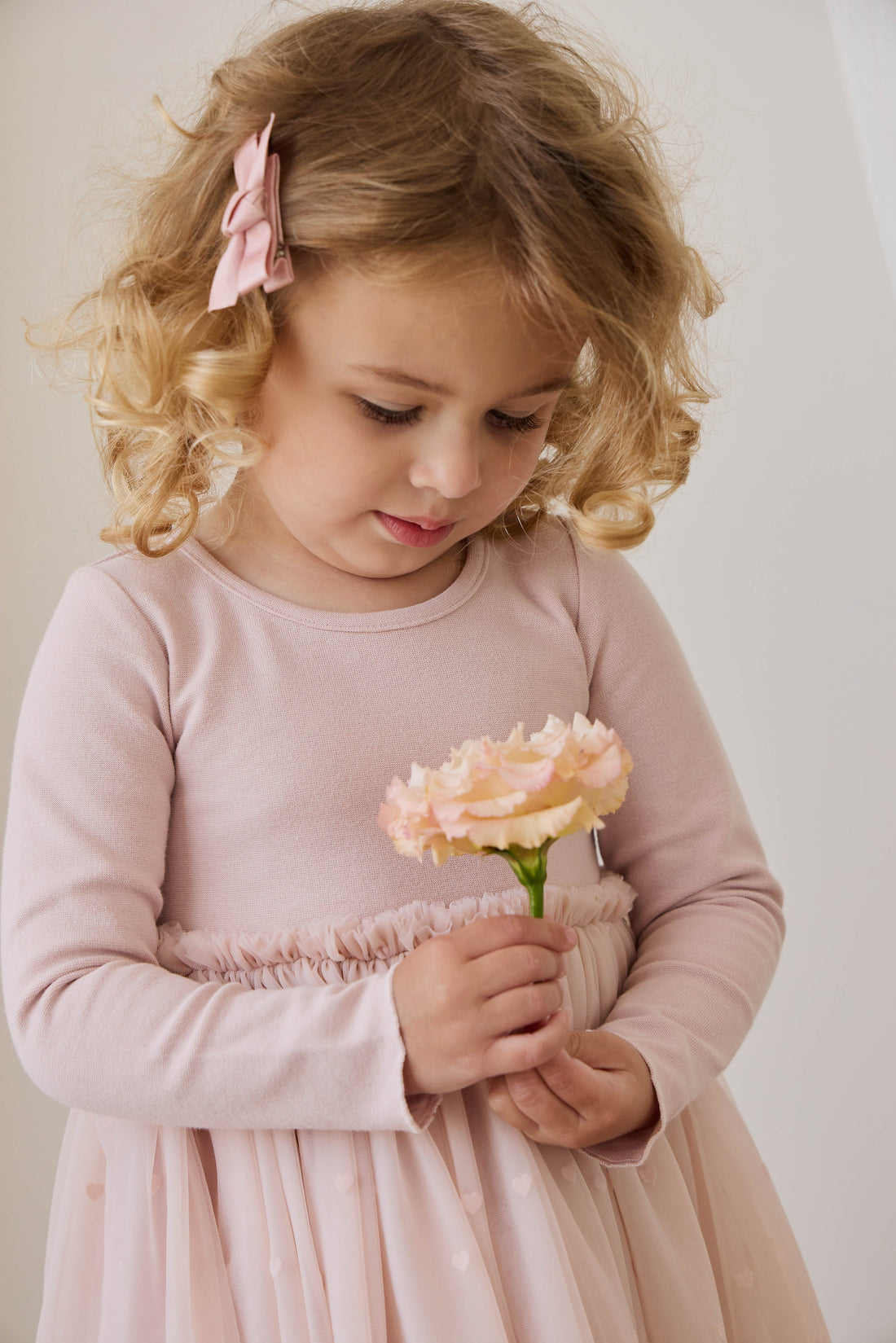 Anna Tulle Dress - Petite Heart Rosie Childrens Dress from Jamie Kay USA