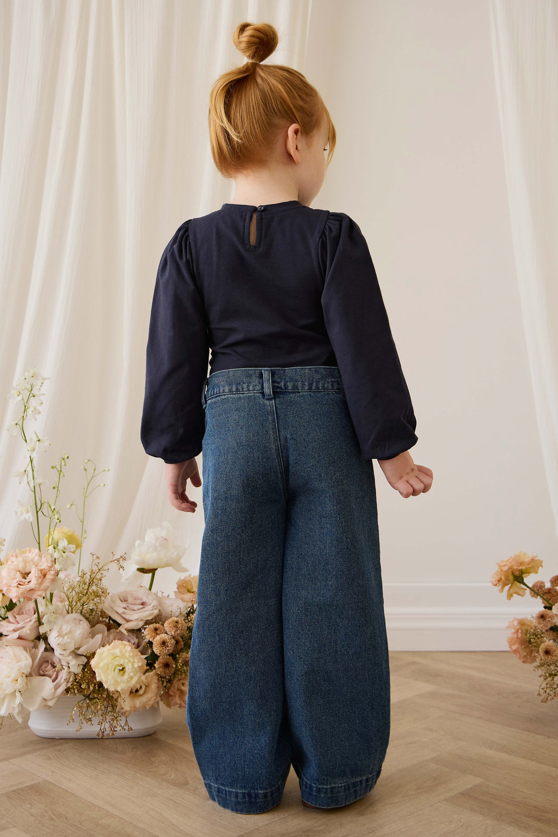 Theodora Pant - Classic Denim Childrens Pant from Jamie Kay USA