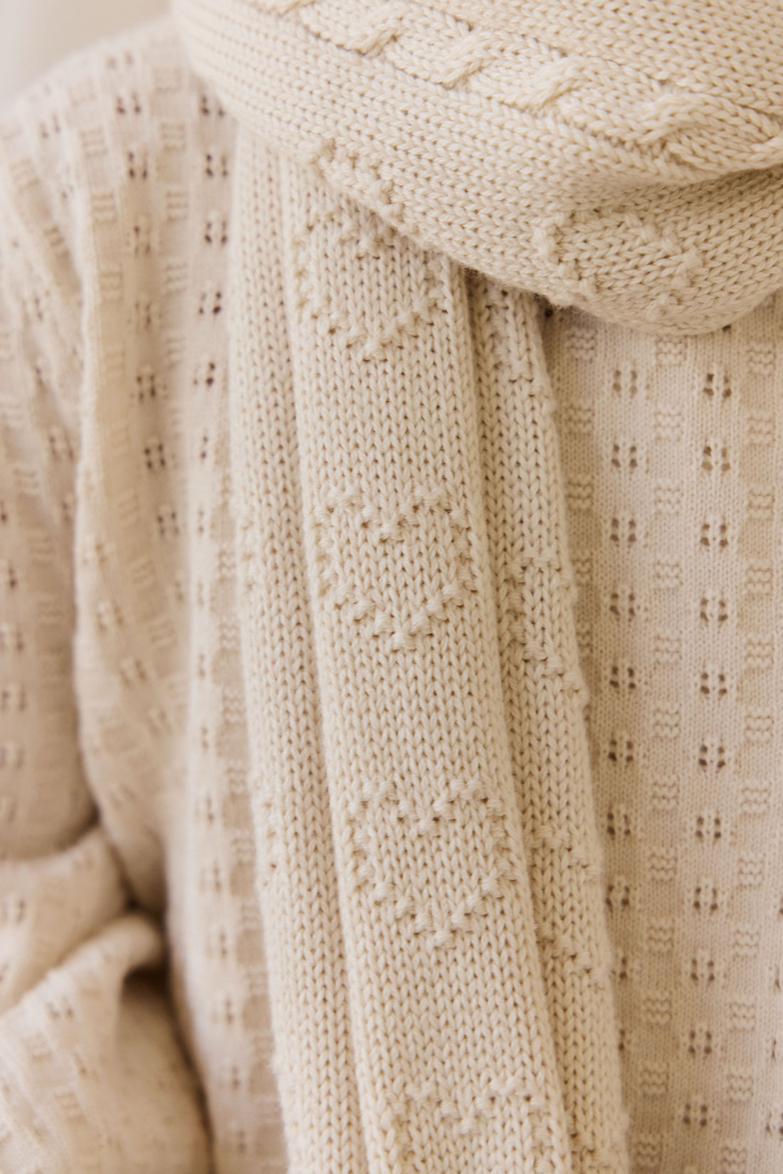 Lindsay Scarf - Vanilla Childrens Scarf from Jamie Kay USA