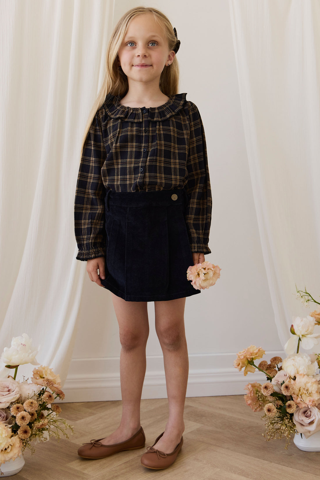 Chelsea Skirt - Ebony Childrens Skirt from Jamie Kay USA