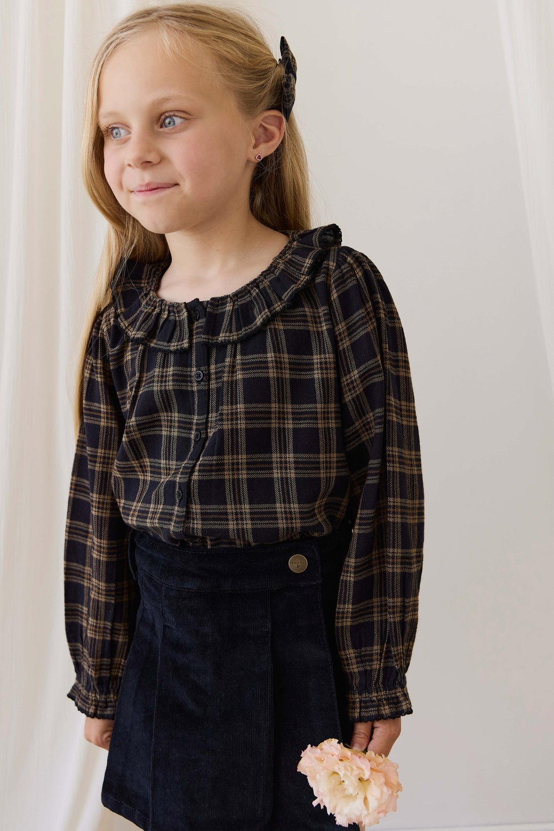 Chelsea Skirt - Ebony Childrens Skirt from Jamie Kay USA