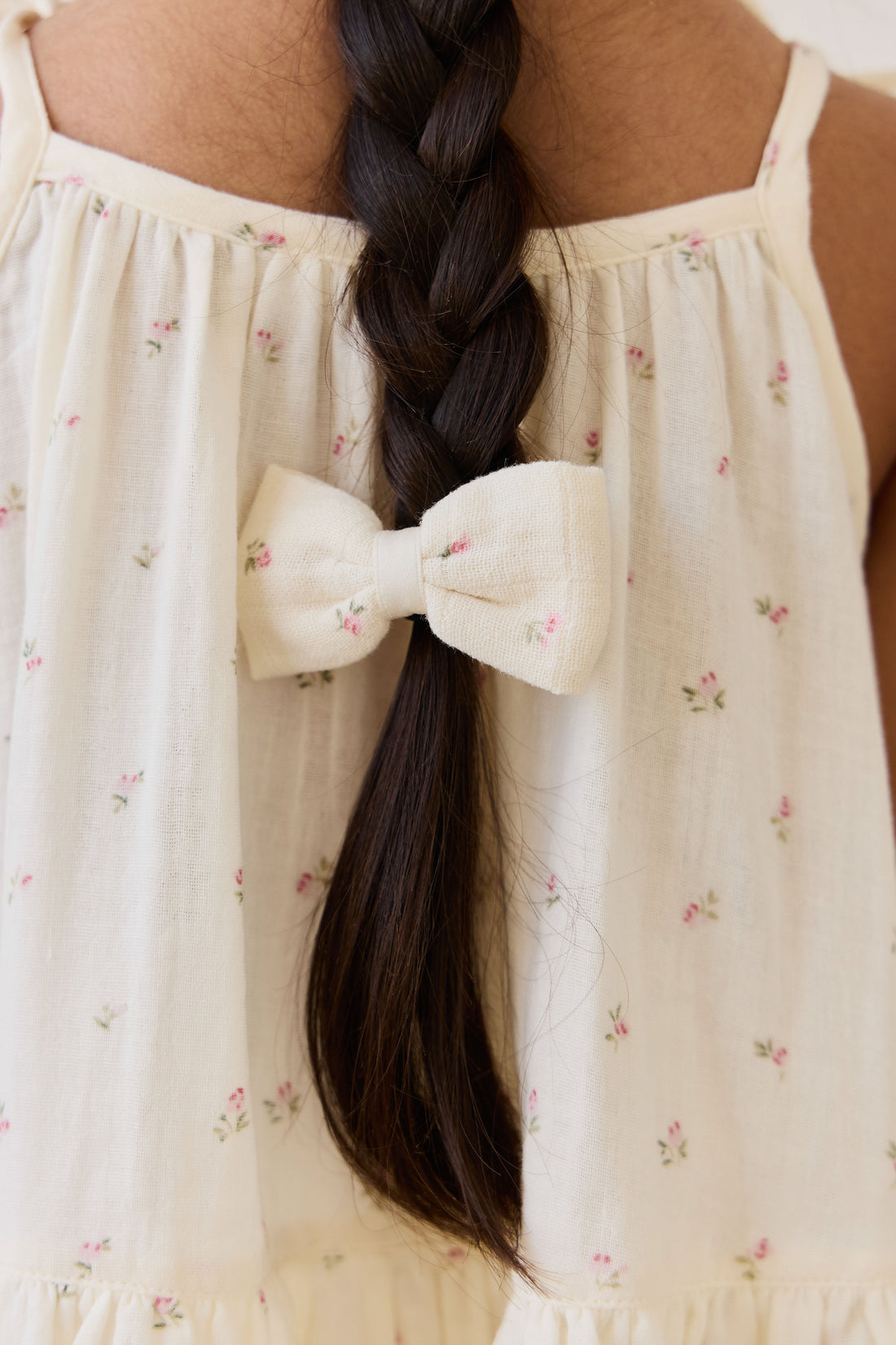 Organic Cotton Desiree Bow - Willow Rose Childrens Bow from Jamie Kay USA