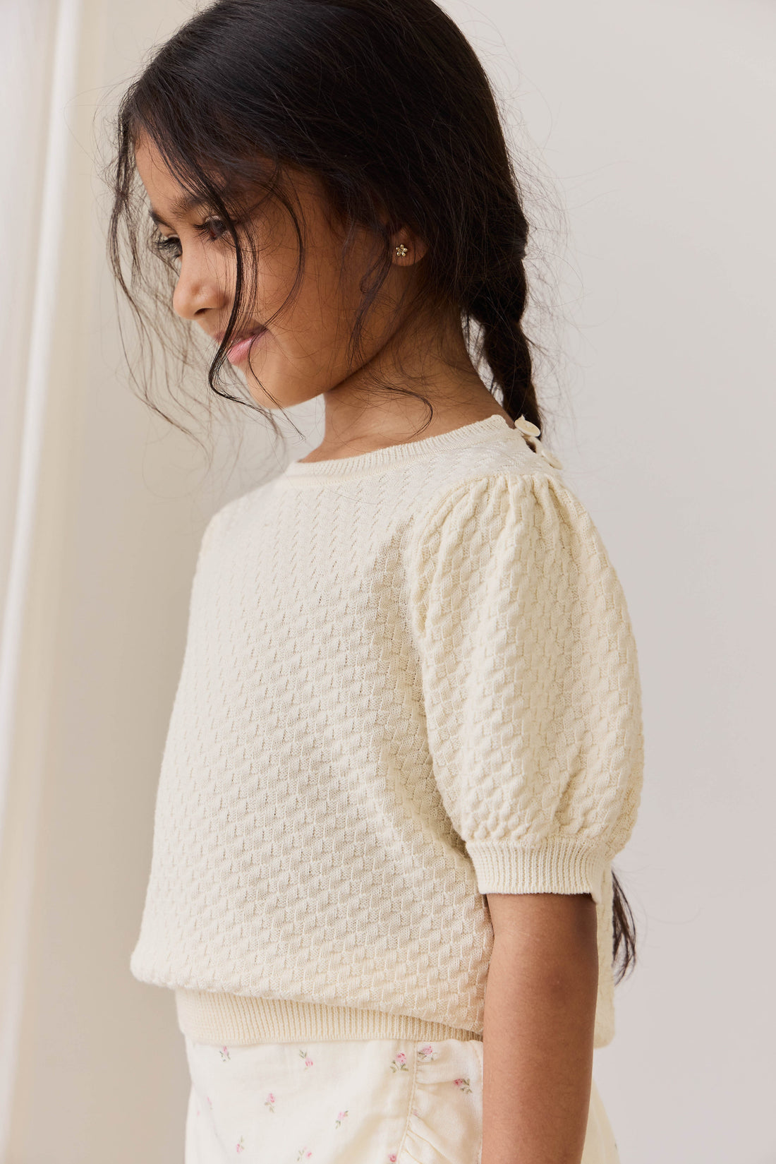 Annie Top - Vanilla Childrens Top from Jamie Kay USA