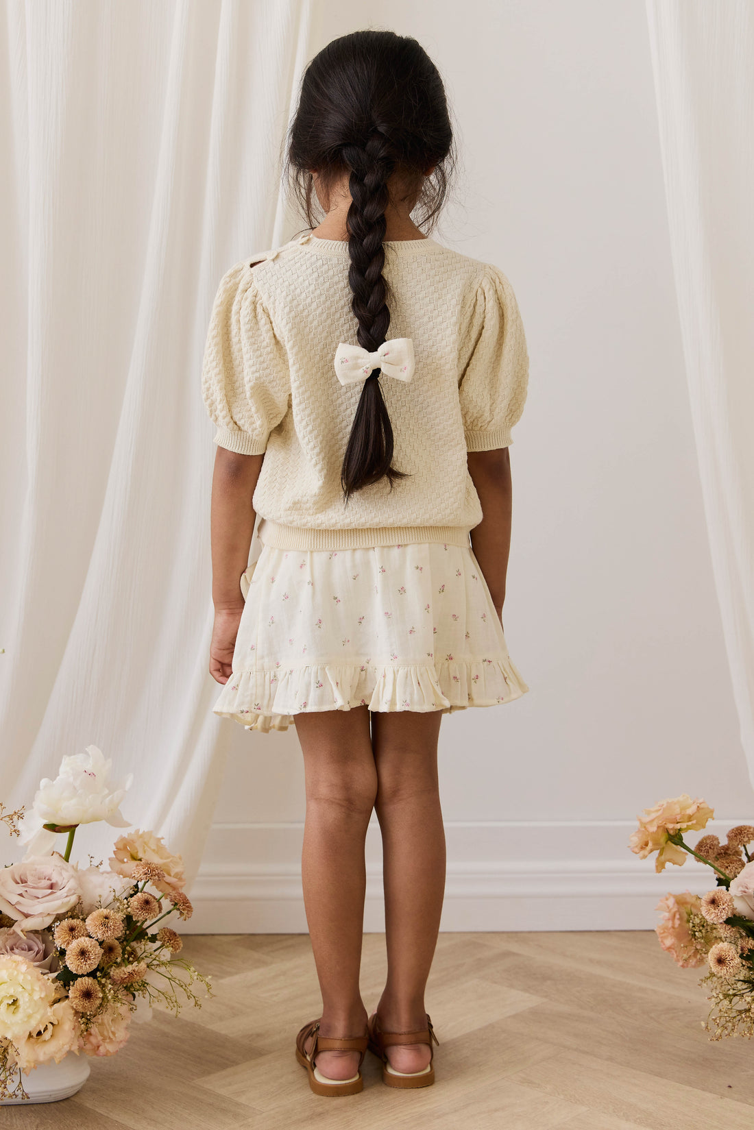 Annie Top - Vanilla Childrens Top from Jamie Kay USA