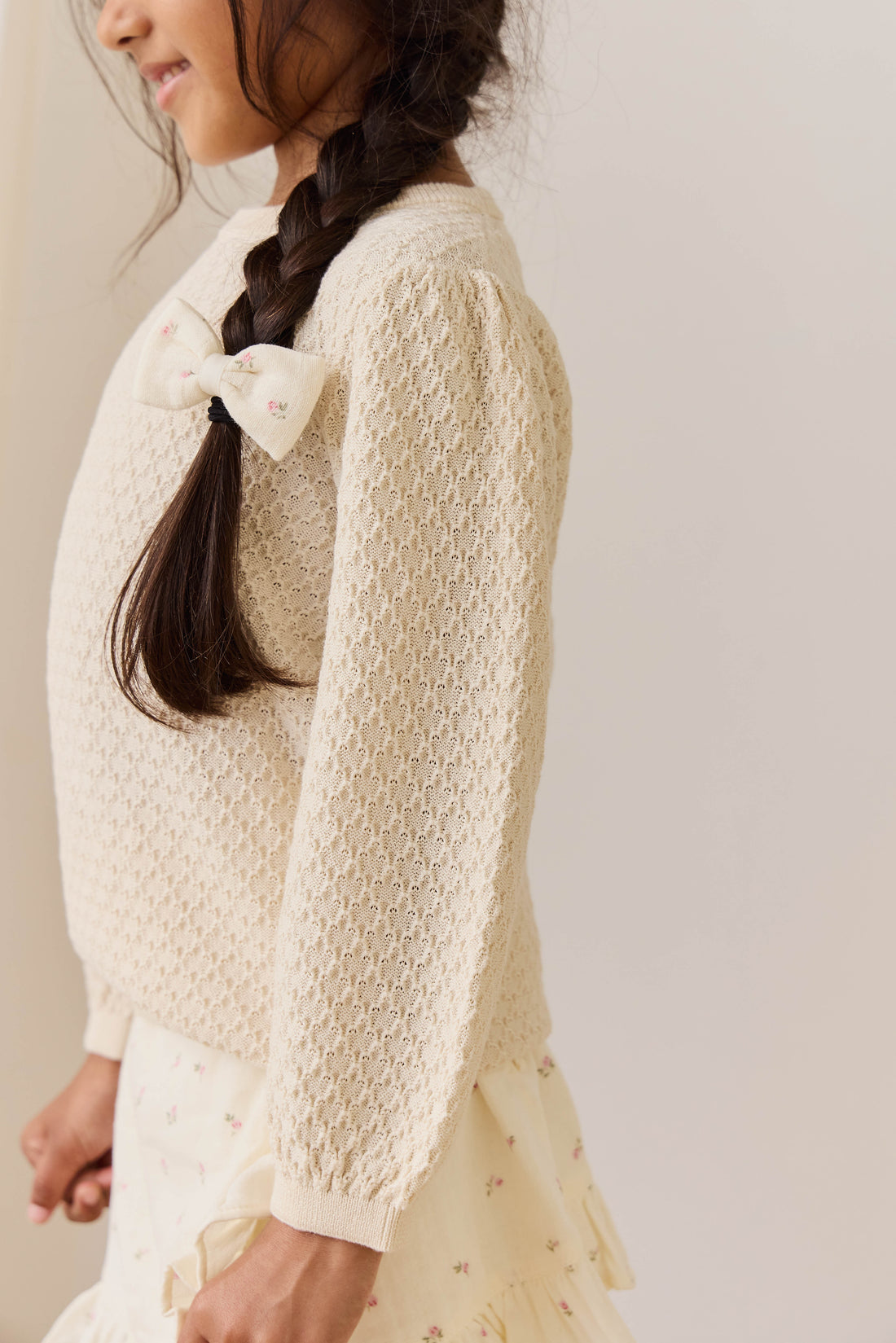 Mabel Jumper - Vanilla Childrens Jumper from Jamie Kay USA