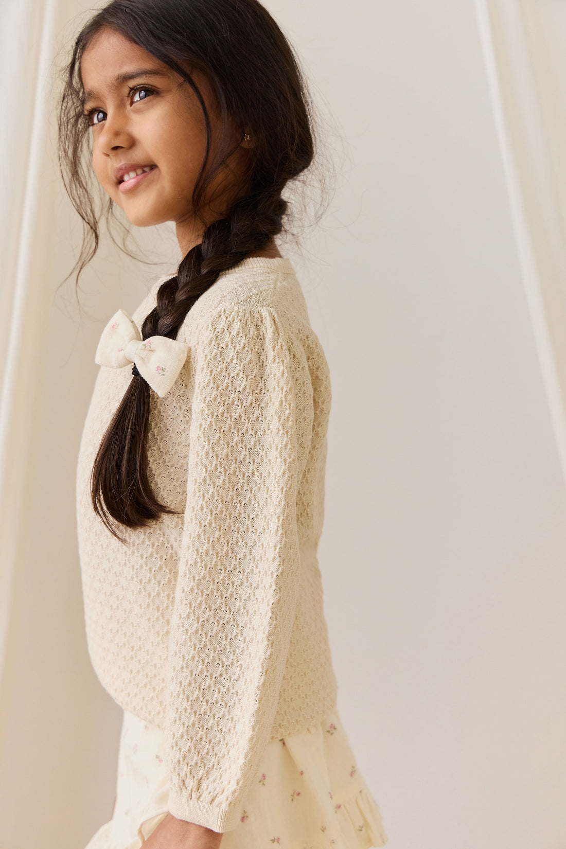 Mabel Jumper - Vanilla Childrens Jumper from Jamie Kay USA