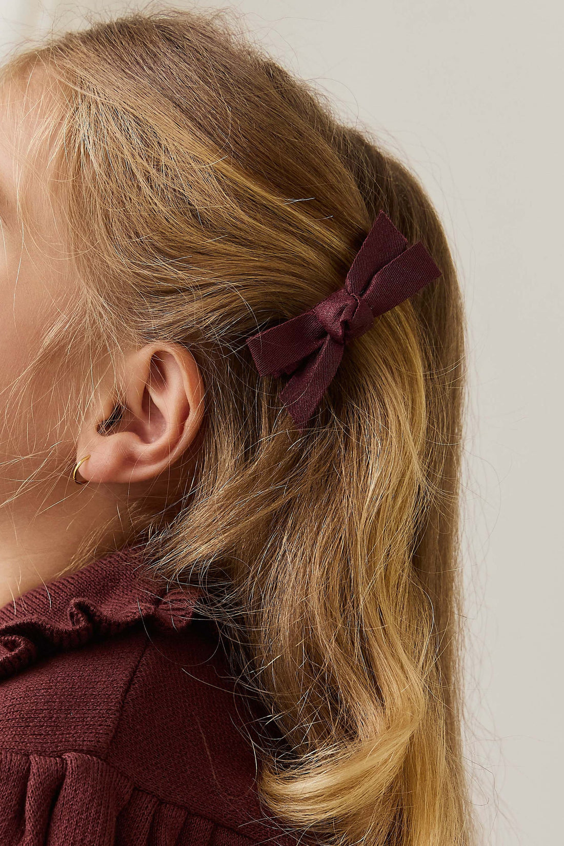 Ira Clip - Burnt Cinnamon Childrens Hair Accessories from Jamie Kay USA