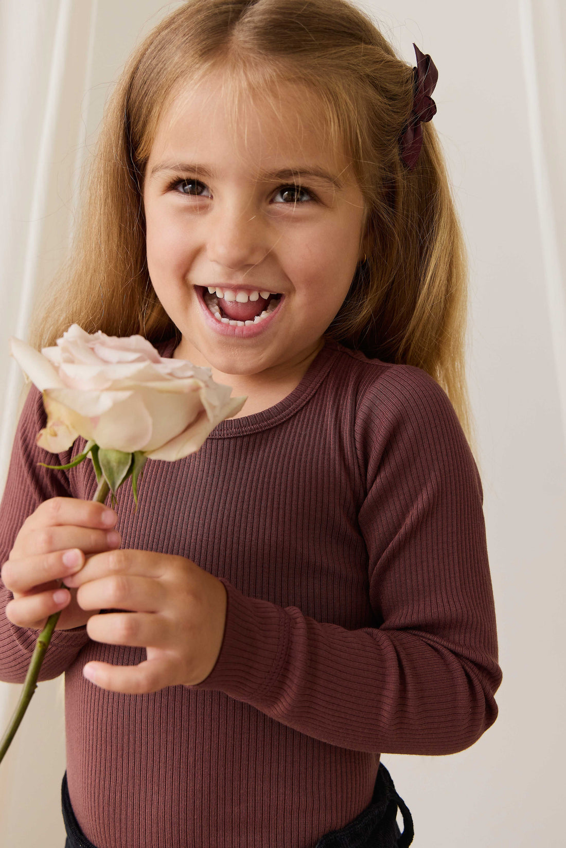 Ira Clip - Burnt Cinnamon Childrens Hair Accessories from Jamie Kay USA