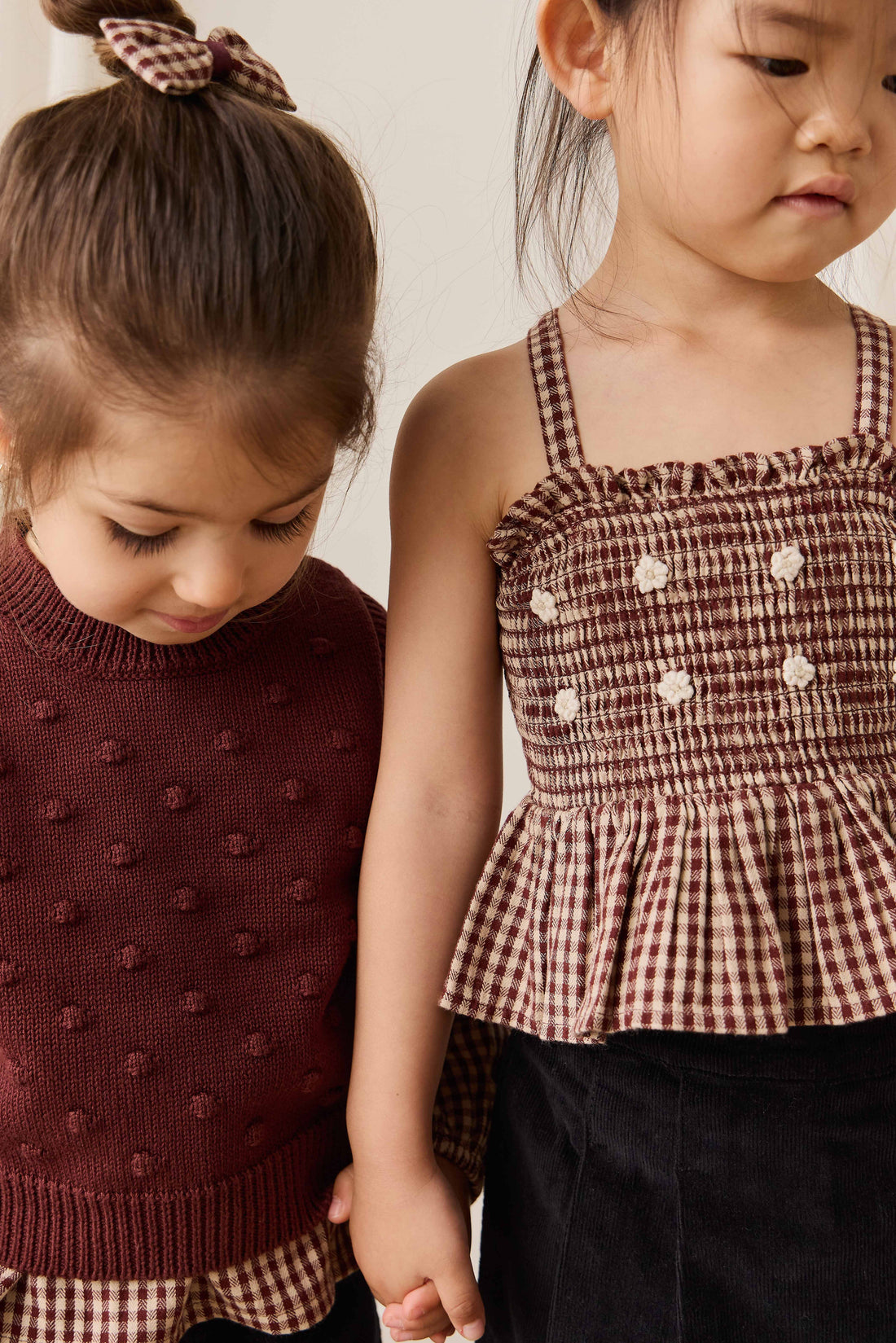 Albie Vest - Chocolate Chip Childrens Vest from Jamie Kay USA