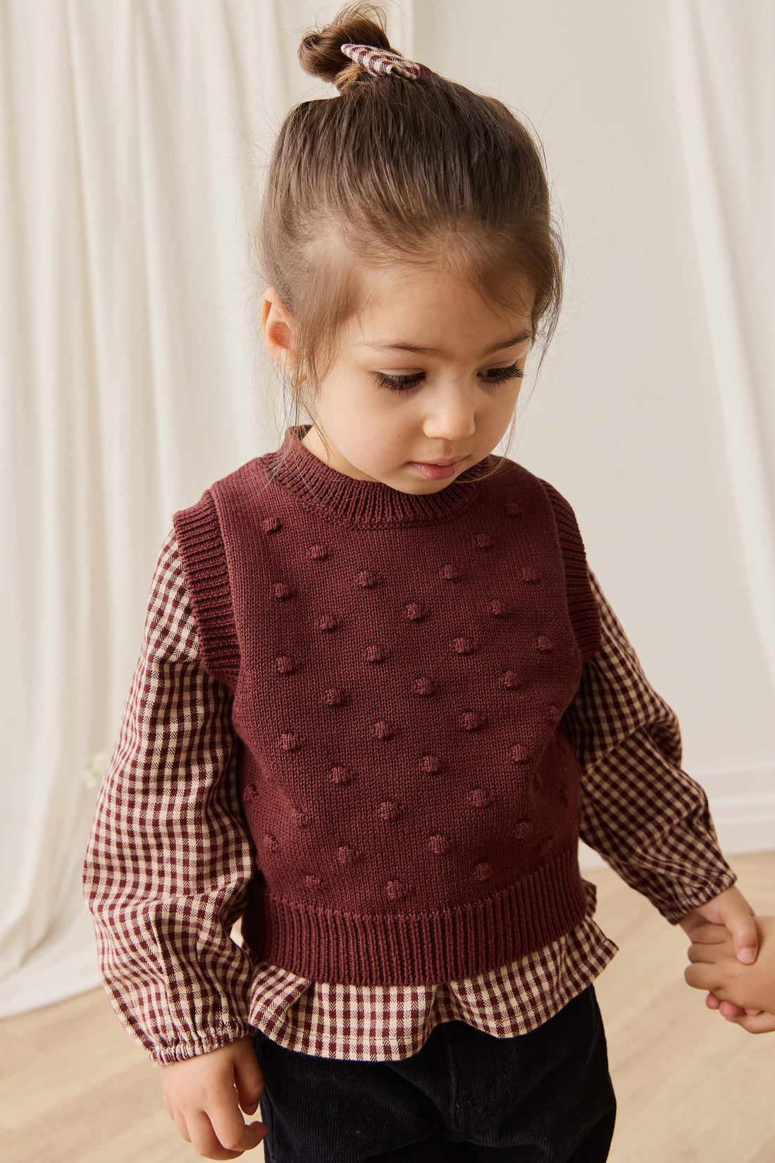 Albie Vest - Chocolate Chip Childrens Vest from Jamie Kay USA