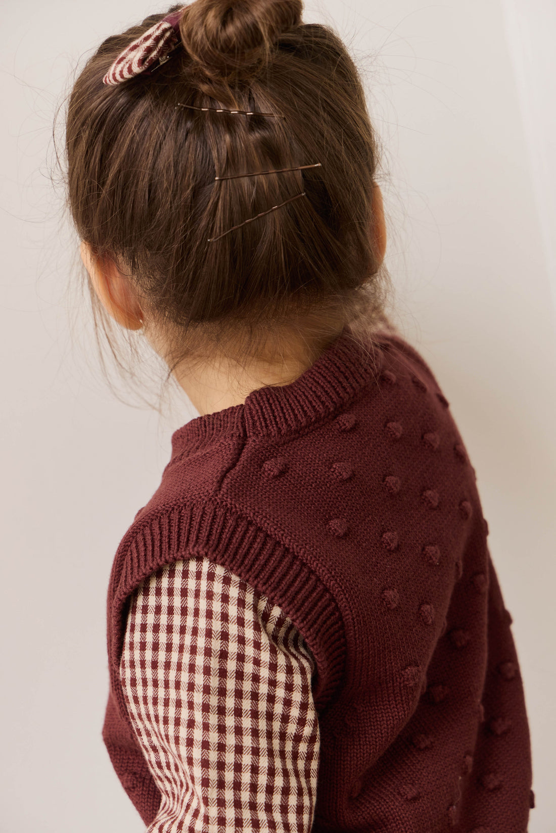 Albie Vest - Chocolate Chip Childrens Vest from Jamie Kay USA