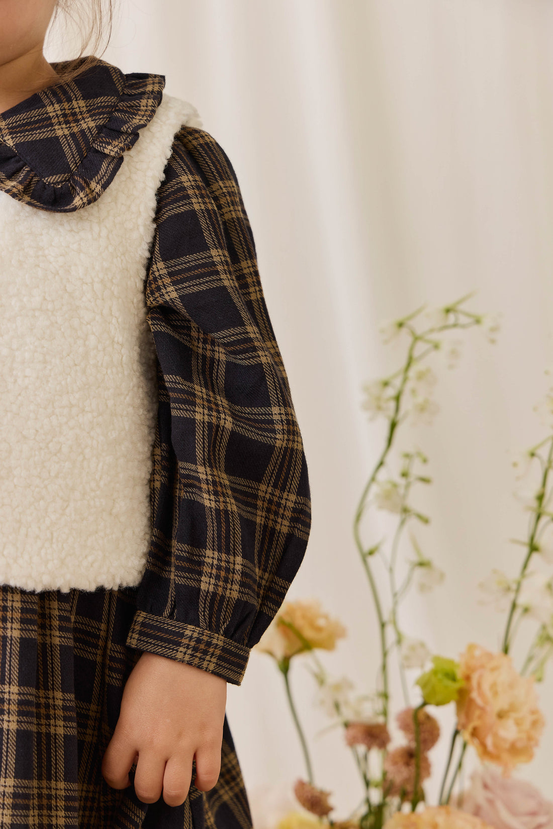 Petal Vest - Natural Childrens Vest from Jamie Kay USA