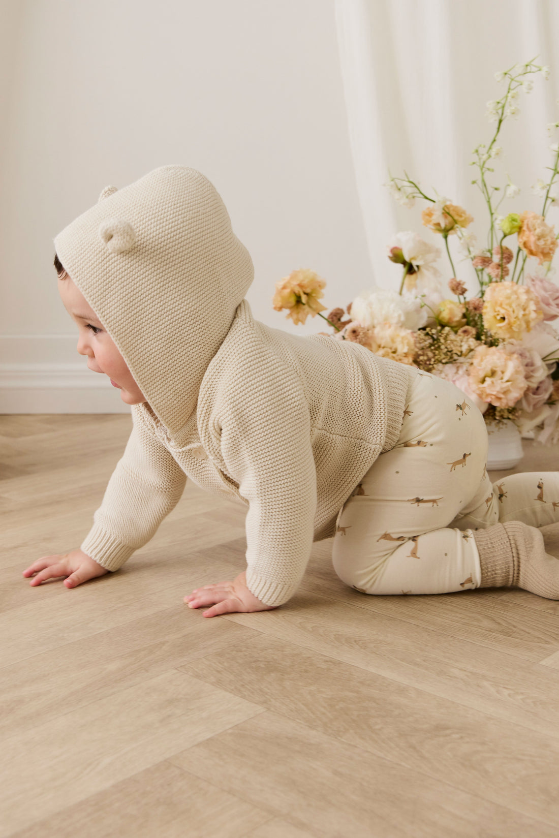 Organic Cotton Everyday Legging - Play Ball Cassava Childrens Legging from Jamie Kay USA