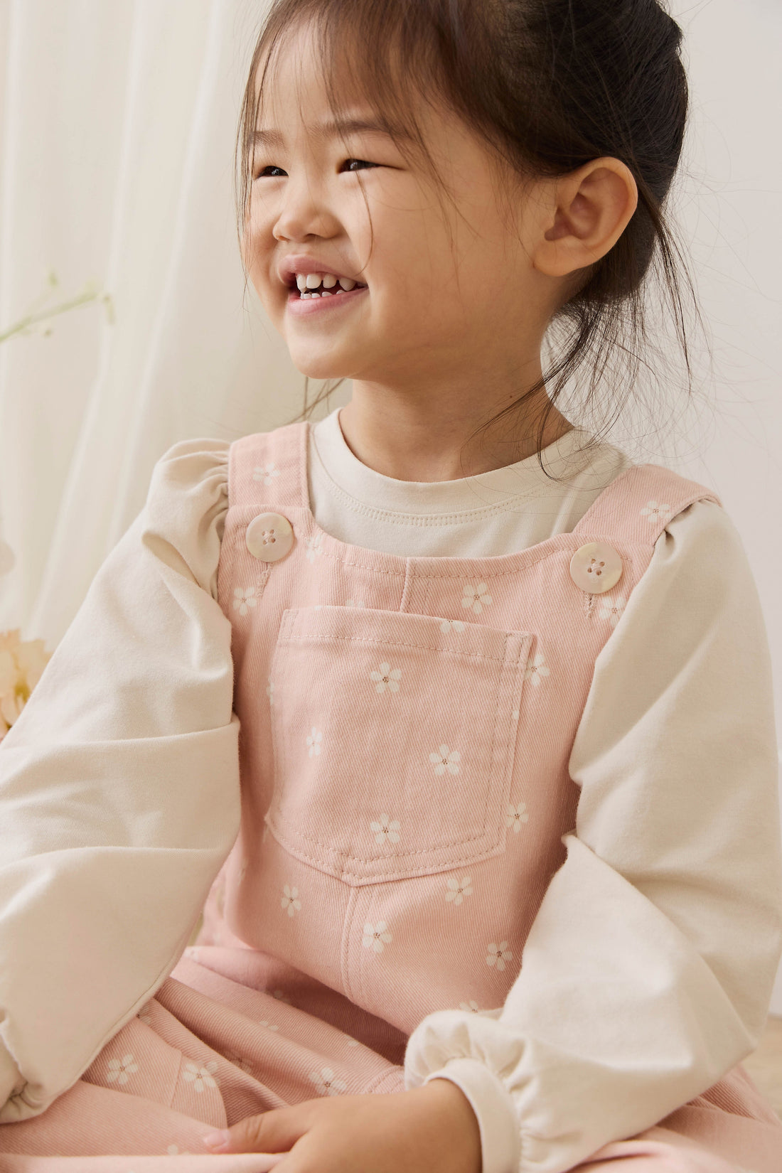 Dorian Overall - Josie Floral Trinket Childrens Overall from Jamie Kay USA