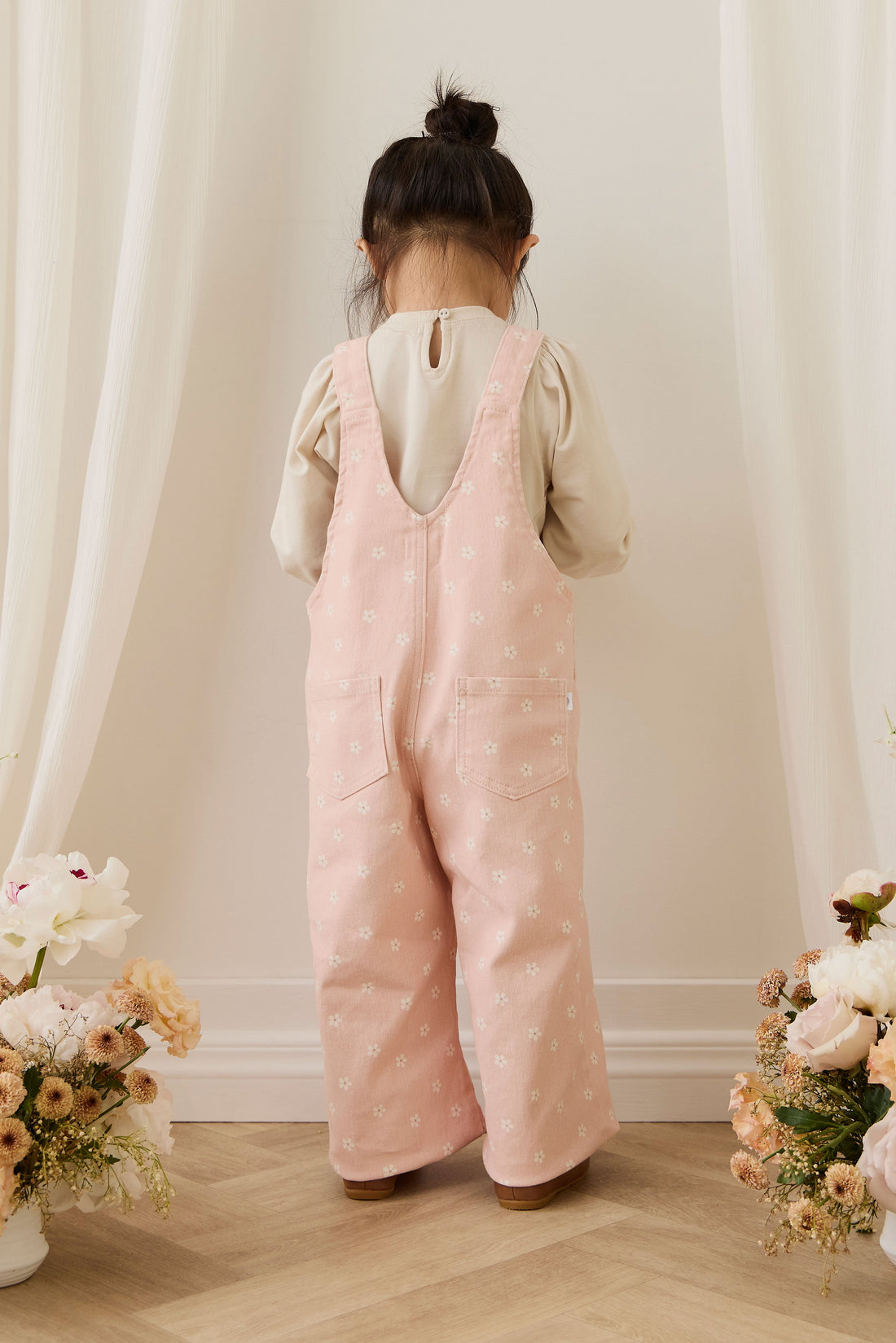 Dorian Overall - Josie Floral Trinket Childrens Overall from Jamie Kay USA