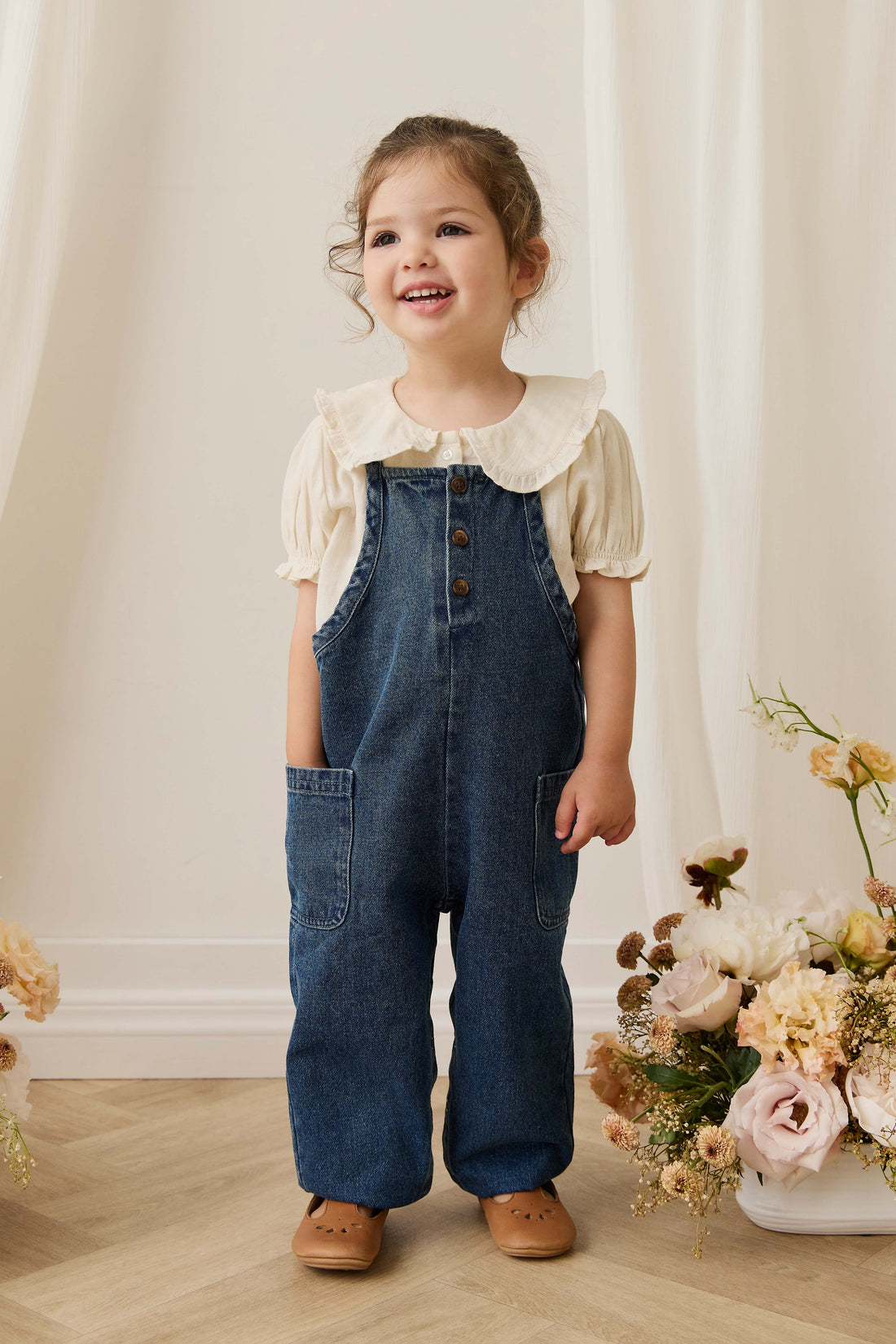Ace Overall - Classic Denim Childrens Overall from Jamie Kay USA