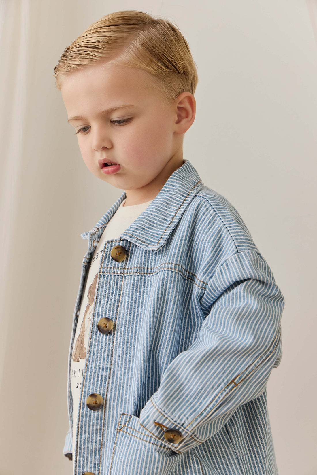 Axel Jacket - Holiday Stripe Childrens Jacket from Jamie Kay USA