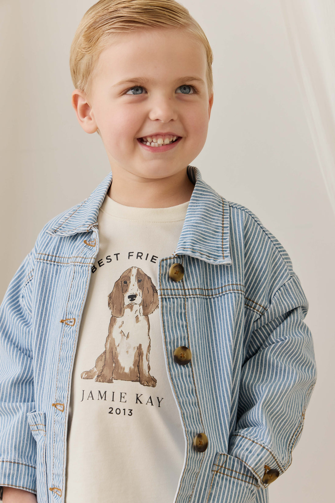 Axel Jacket - Holiday Stripe Childrens Jacket from Jamie Kay USA