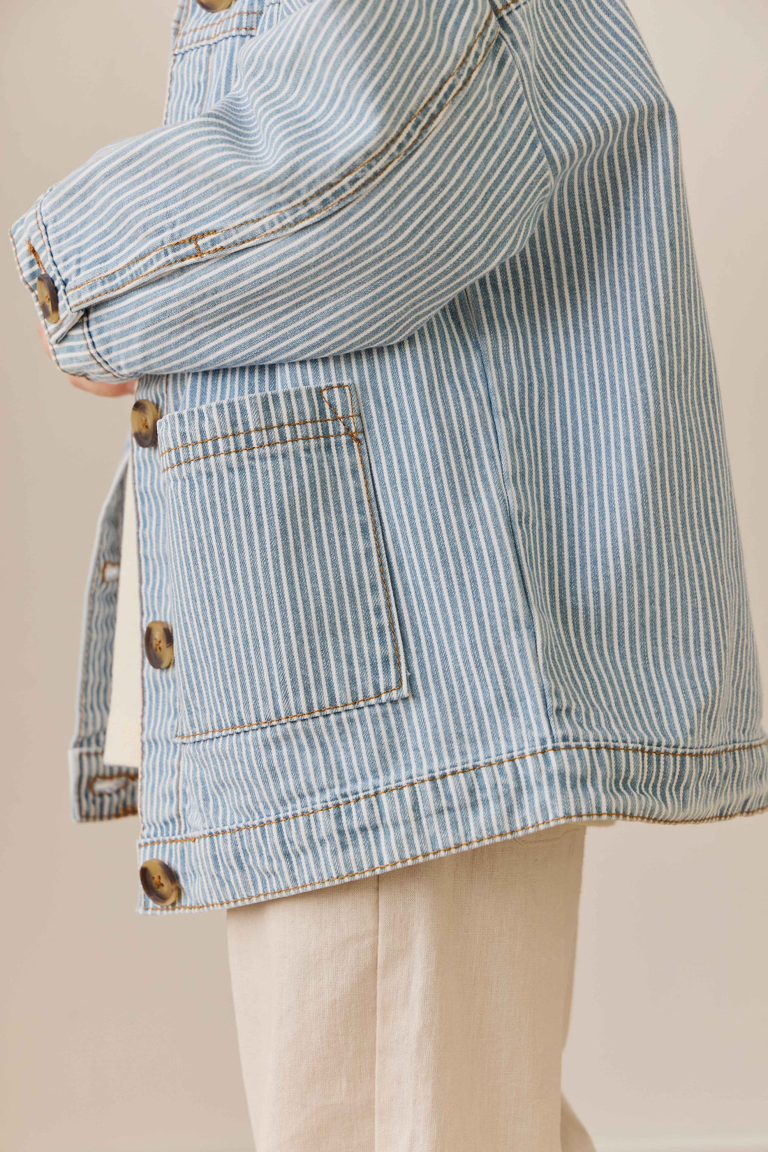 Axel Jacket - Holiday Stripe Childrens Jacket from Jamie Kay USA