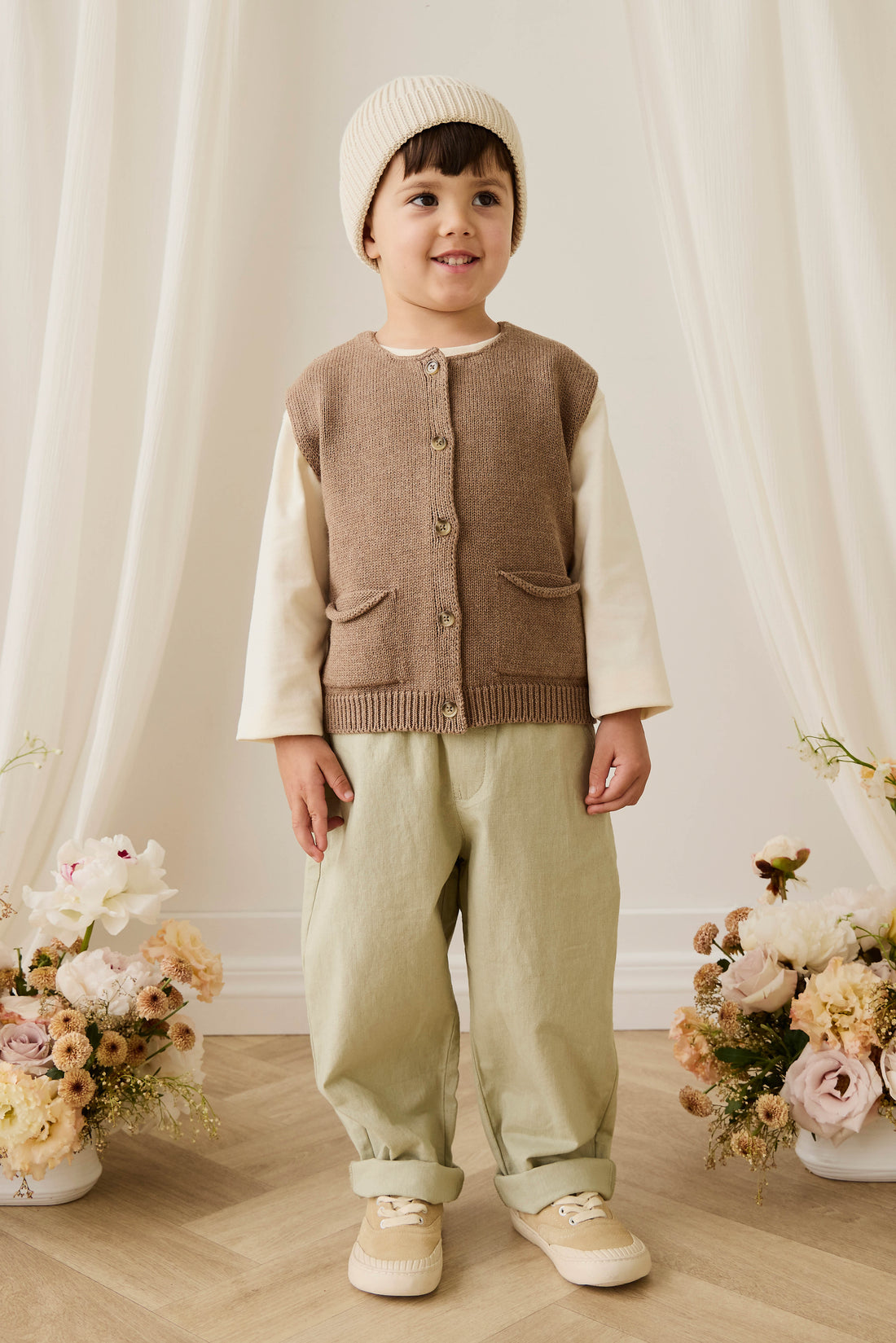 Flynn Vest - Doe Childrens Vest from Jamie Kay USA