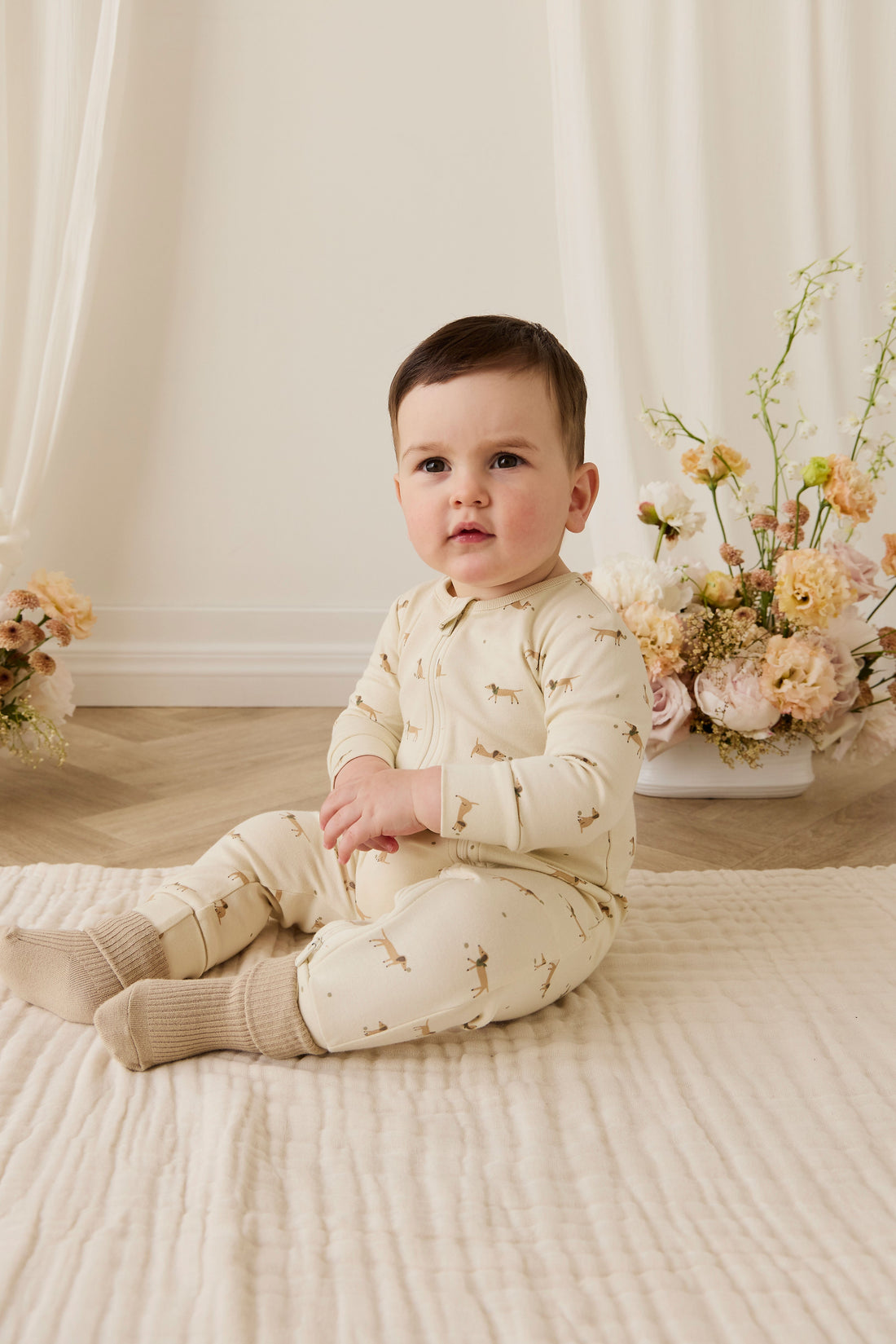Organic Cotton Jude Onepiece - Play Ball Cassava Childrens Onepiece from Jamie Kay USA