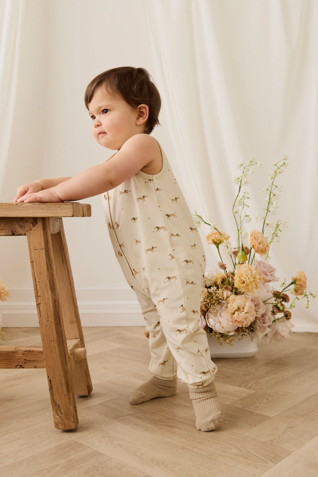 Organic Cotton Rupert Onepiece - Play Ball Cassava Childrens Onepiece from Jamie Kay USA