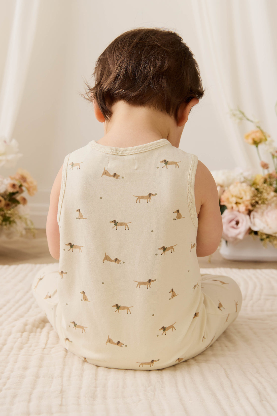 Organic Cotton Rupert Onepiece - Play Ball Cassava Childrens Onepiece from Jamie Kay USA