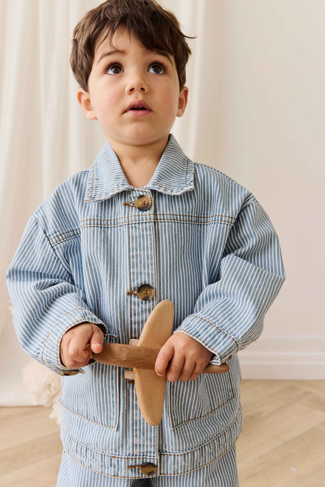 Axel Jacket - Holiday Stripe Childrens Jacket from Jamie Kay USA