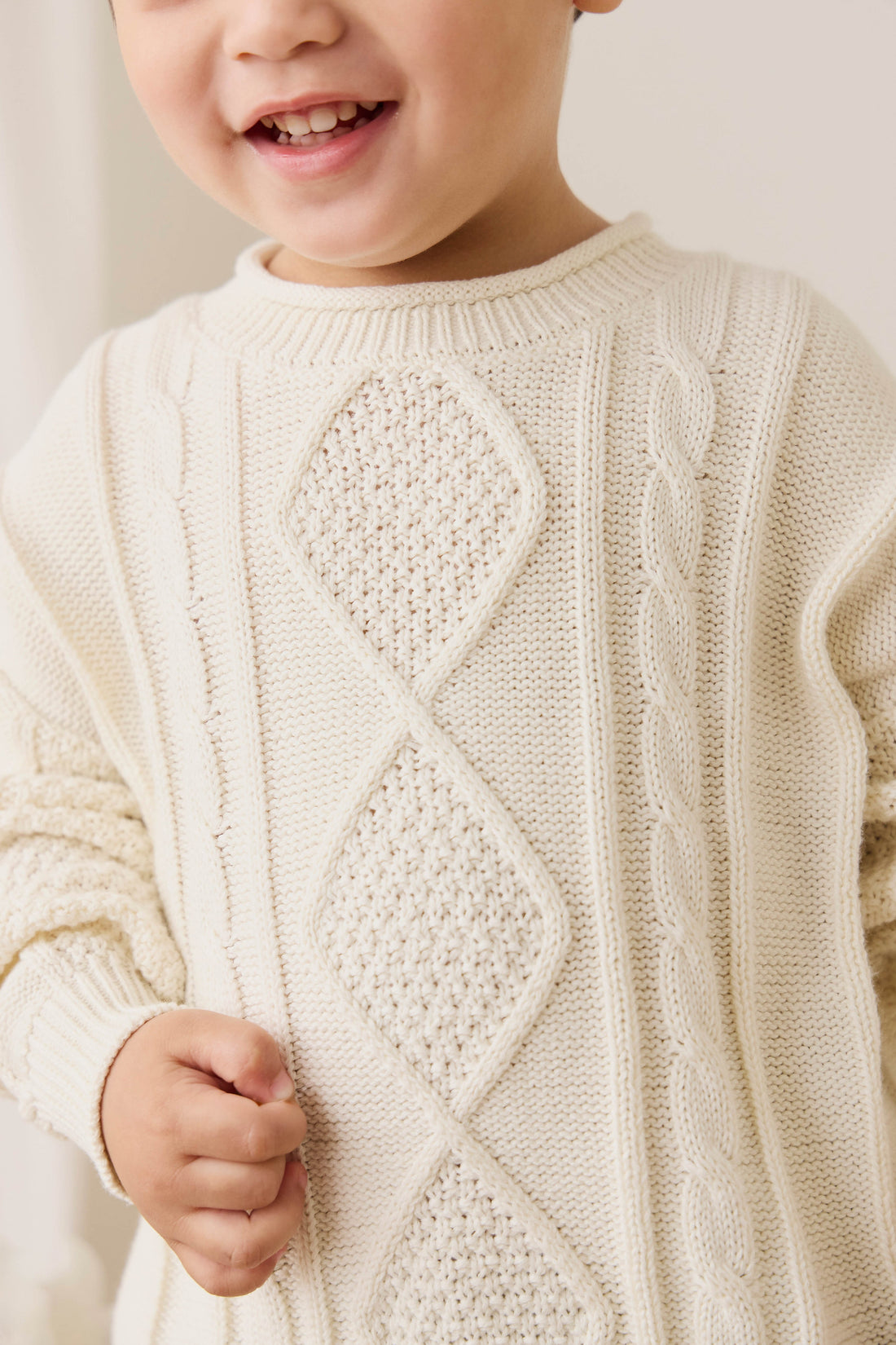 Sloan Jumper - Cloud Childrens Jumper from Jamie Kay USA