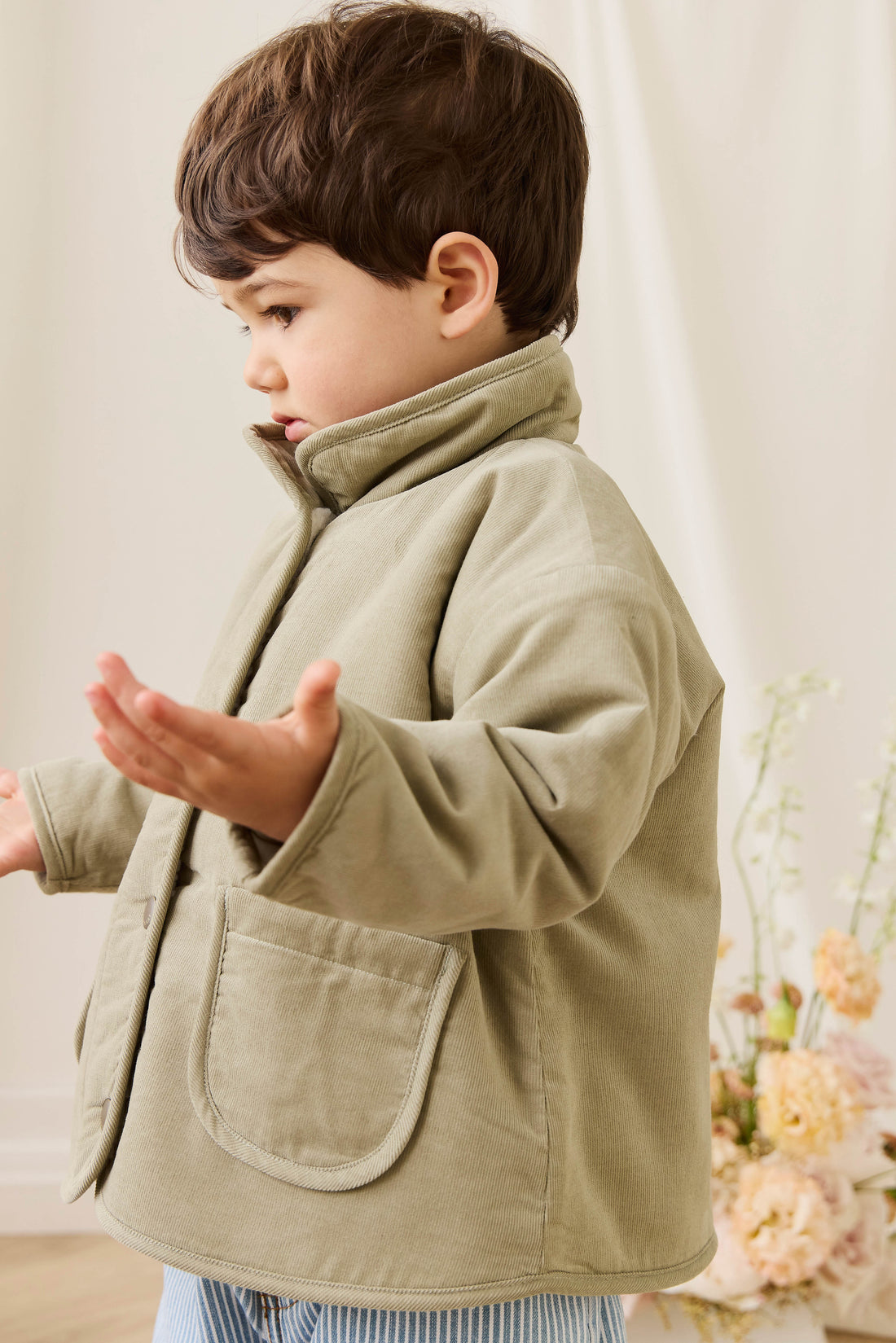 Roscoe Jacket - Lichen Childrens Jacket from Jamie Kay USA