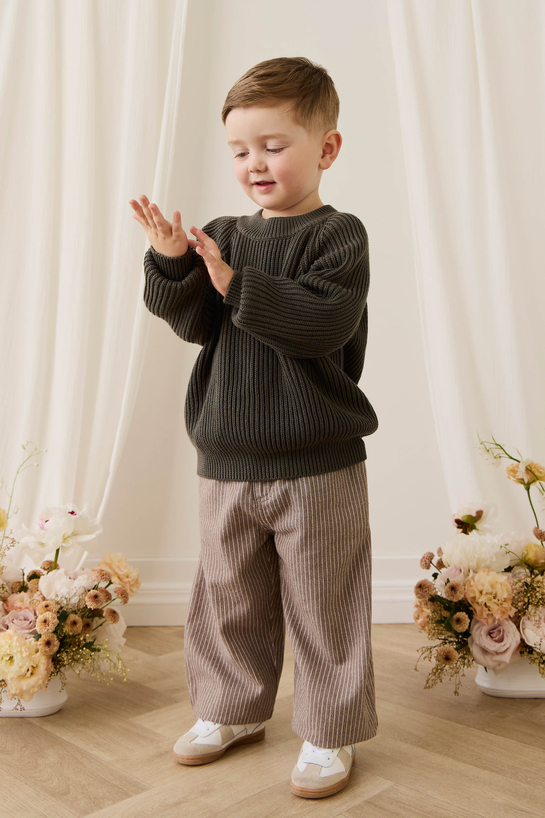 Cyrus Knit Jumper - Vine Childrens Jumper from Jamie Kay USA