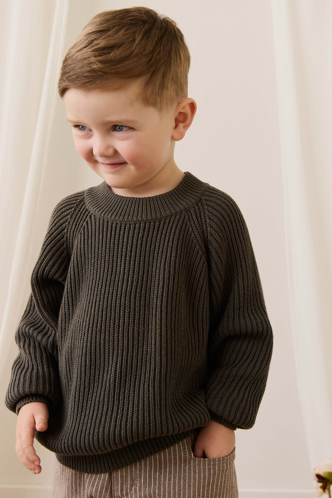 Cyrus Knit Jumper - Vine Childrens Jumper from Jamie Kay USA