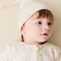 Organic Cotton Knot Beanie - Kitten and His Kites Childrens Beanie from Jamie Kay USA