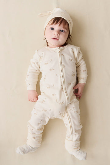 Organic Cotton Reese Zip Onepiece - Kitten and His Kites Childrens Onepiece from Jamie Kay USA