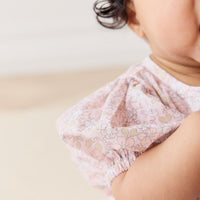 Organic Cotton Elodie Top - Chloe Mauve Childrens Top from Jamie Kay USA