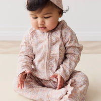 Organic Cotton Melanie Onepiece - Chloe Mauve Childrens Onepiece from Jamie Kay USA