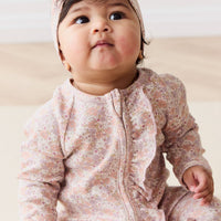 Organic Cotton Melanie Onepiece - Chloe Mauve Childrens Onepiece from Jamie Kay USA