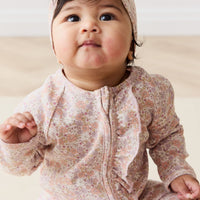 Organic Cotton Melanie Onepiece - Chloe Mauve Childrens Onepiece from Jamie Kay USA