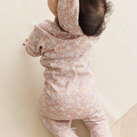 Organic Cotton Melanie Onepiece - Chloe Mauve Childrens Onepiece from Jamie Kay USA