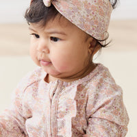 Organic Cotton Headband - Chloe Mauve Childrens Headband from Jamie Kay USA