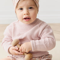 Katie Jumper - Old Rose Daisy Dreams Childrens Jumper from Jamie Kay USA