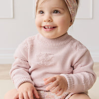 Katie Jumper - Old Rose Daisy Dreams Childrens Jumper from Jamie Kay USA